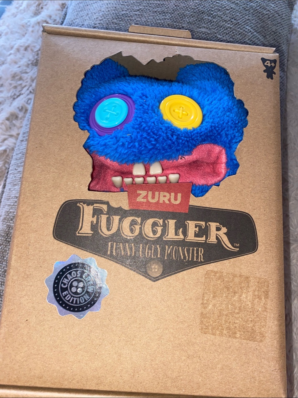 Fuggler Blue Plush Monster Toy